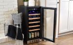 Sunnydaze Wine Fridge - 33 Bottle Capacity