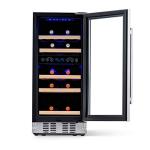Stainless Steel Dual Zone Wine Fridge | 29 Bottles