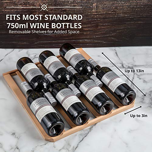 Large Dual Zone Ivation Wine Cooler