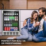 24'' Beverage Refrigerator - Under Counter/Freestanding