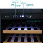 Sunnydaze Wine Fridge - 33 Bottle Capacity