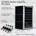 33-Bottle Stainless Steel Wine & Beverage Cooler