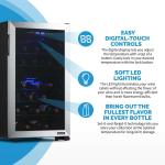 Newair 43 Bottle Dual Zone Wine Cooler