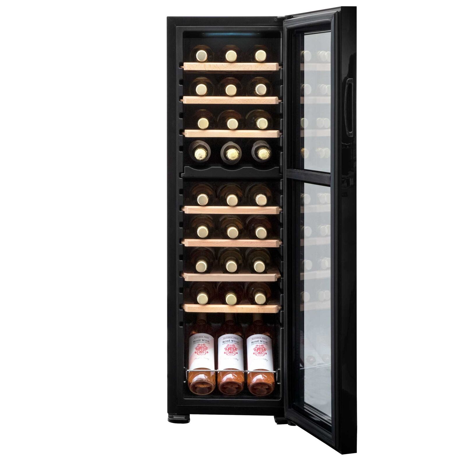 27-Bottle Dual Zone Wine Fridge with Touch Screen
