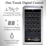 33-Bottle Stainless Steel Wine & Beverage Cooler