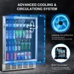 24'' Beverage Refrigerator - Under Counter/Freestanding