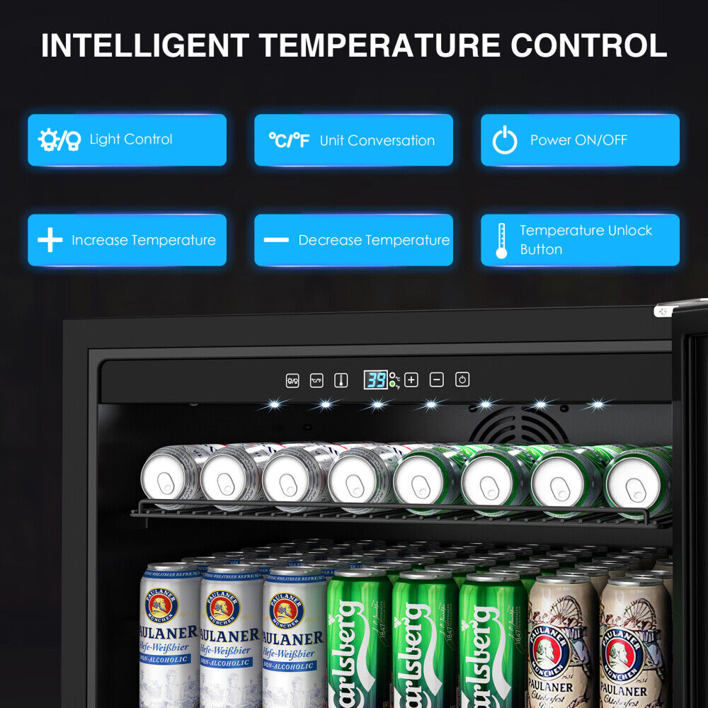 24'' Beverage Refrigerator - Under Counter/Freestanding