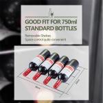 Kalamera 24-Bottle Black Wine Fridge
