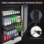 24'' Beverage Refrigerator - Under Counter/Freestanding