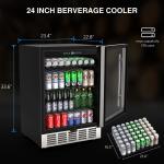 24'' Beverage Refrigerator - Under Counter/Freestanding