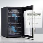 Kalamera 24-Bottle Black Wine Fridge