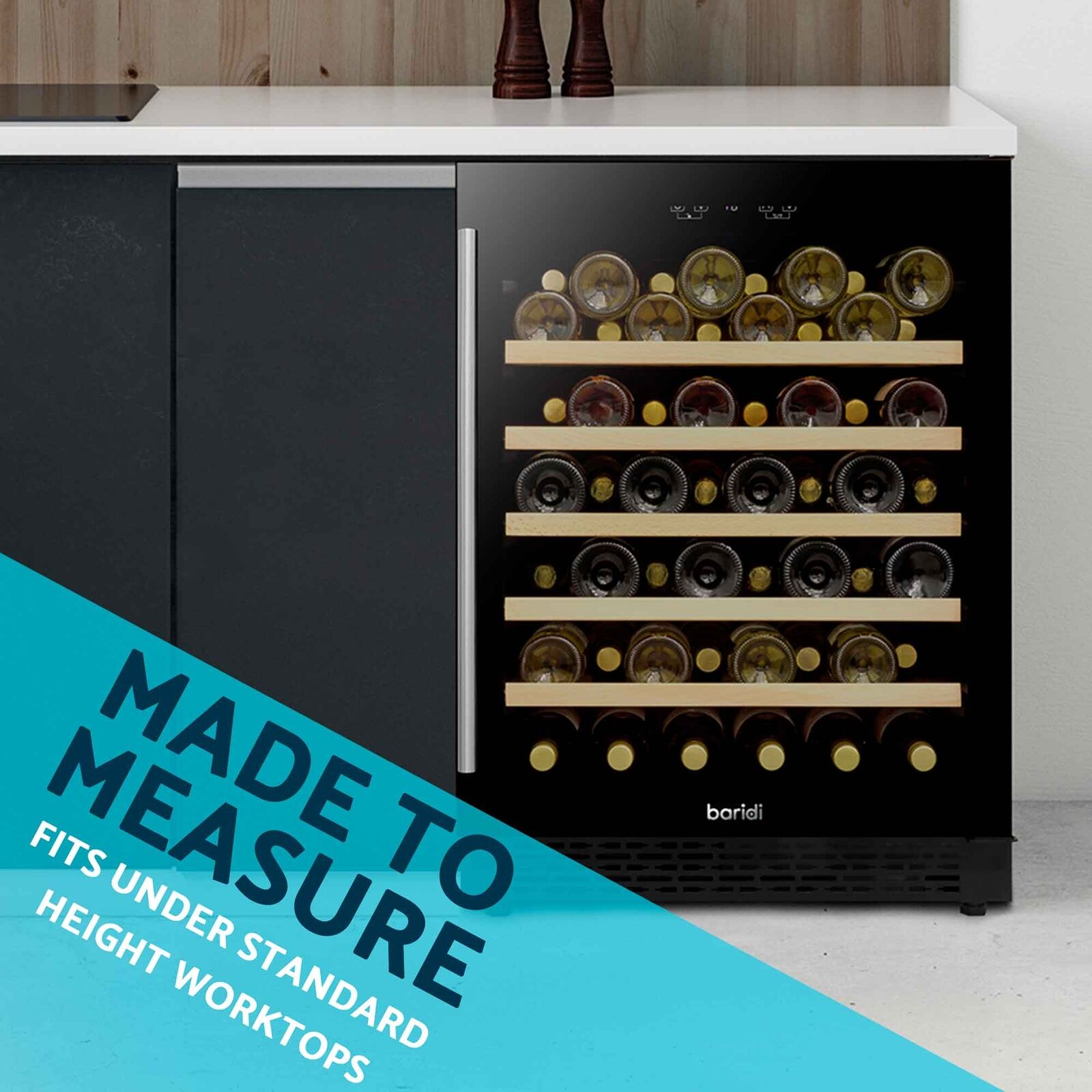 54 Bottle Wine Cellar with Touch Controls