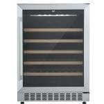 Cookology 60cm Stainless Steel Wine Fridge - 54 Bottle