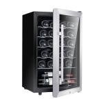 Kalamera 24-Bottle Black Wine Fridge