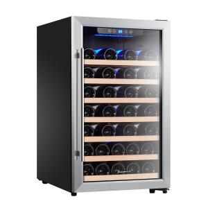 Kalamra 50-Bottle Single Zone Wine Fridge, Black