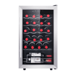 Kalamera 24 Bottle Single Zone Freestanding Wine Cooler