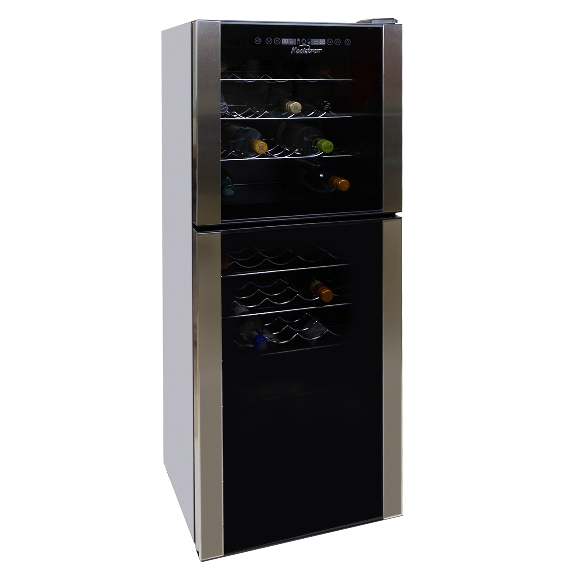 Koolatron Dual Zone Wine Cooler, 45 Bottles
