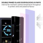 18 Bottle Dual Zone Wine Fridge by Koolatron