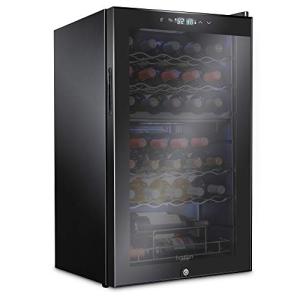 33 Bottle Dual Zone Wine Cooler with Lock