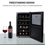 18 Bottle Dual Zone Wine Fridge by Koolatron