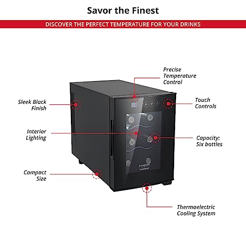 Koblenz Single Zone Wine Cooler - 6 Bottles