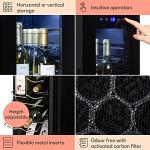 Klarstein Shiraz Single Zone Wine Fridge Onyx