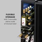 Klarstein Shiraz Single Zone Wine Fridge Onyx