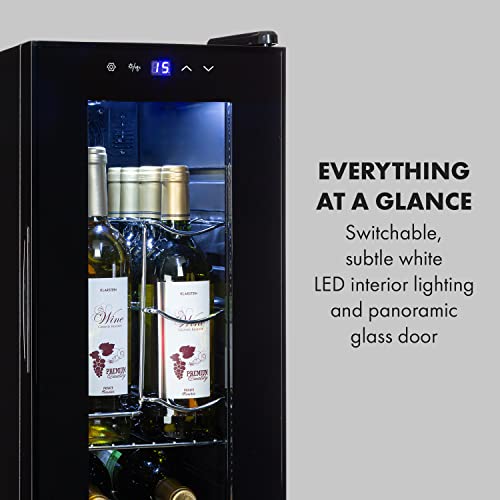 Klarstein Shiraz Single Zone Wine Fridge Onyx