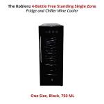 Koblenz 4-Bottle Wine Cooler, Free Standing Chiller