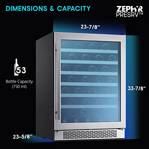 Zephyr Presrv Wine Fridge - 45 Bottles