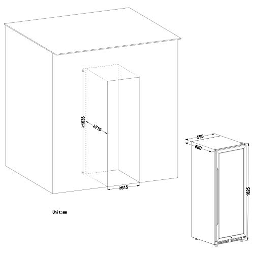 Lanbo Compressor Wine Chiller: 149 Bottles