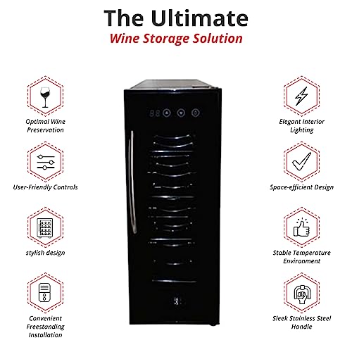 Koblenz 4-Bottle Wine Cooler, Free Standing Chiller