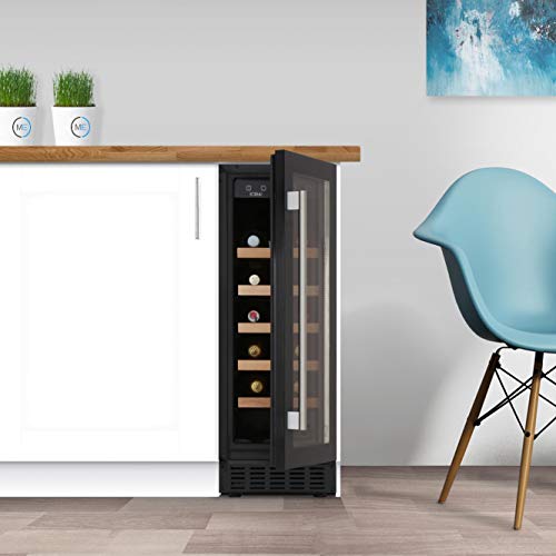 CDA 20 Bottle Single Zone Wine Cooler - Black