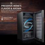 Ivation 28 Bottle Wine Cooler with Lock
