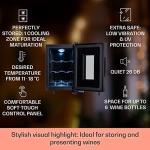 Klarstein Wine Cooler with Glass Door - 6 Bottles