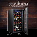 Ivation 28 Bottle Wine Cooler with Lock