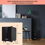 Klarstein Wine Cooler with Glass Door - 6 Bottles