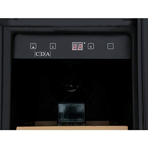 CDA 20 Bottle Single Zone Wine Cooler - Black