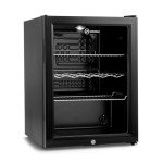 65L LED Wine and Beer Fridge - Black