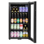 85L Under Counter Wine & Beer Fridge - Black