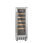Cookology 20-Bottle Stainless Steel Wine Cooler