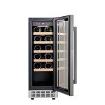 Cookology 20-Bottle Stainless Steel Wine Cooler