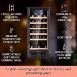 Klarstein Single Zone Wine Cooler - 31 Bottles