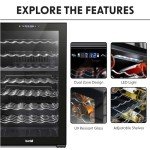 Baridi Dual Zone 52-Bottle Wine Cooler