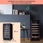 Klarstein Single Zone Wine Cooler - 31 Bottles