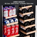 Velieta 24" Dual Zone Beverage Fridge