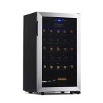 NewAir Stainless Steel Wine Fridge | 33 Bottle Capacity