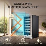 33 Bottle Built-in Wine Fridge by Whynter