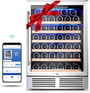 Bodega 24" Wine Cooler, 52 Bottle Capacity, WIFI-Controlled