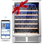 Bodega 24" Wine Cooler, 52 Bottle Capacity, WIFI-Controlled